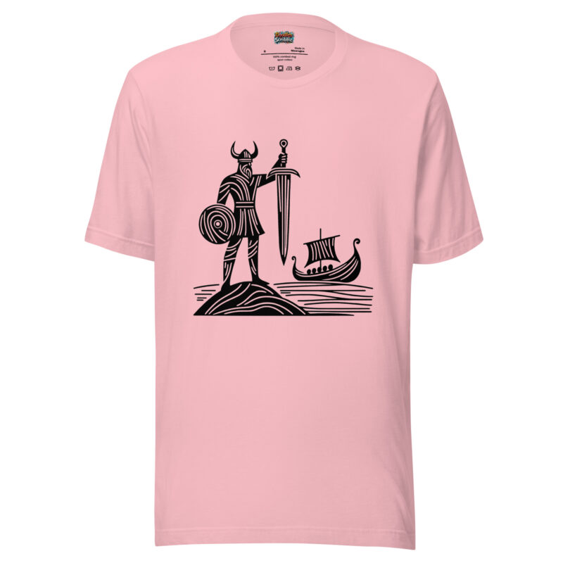 Viking Voyage T-Shirt - Mythical Valor Doodle alternate view