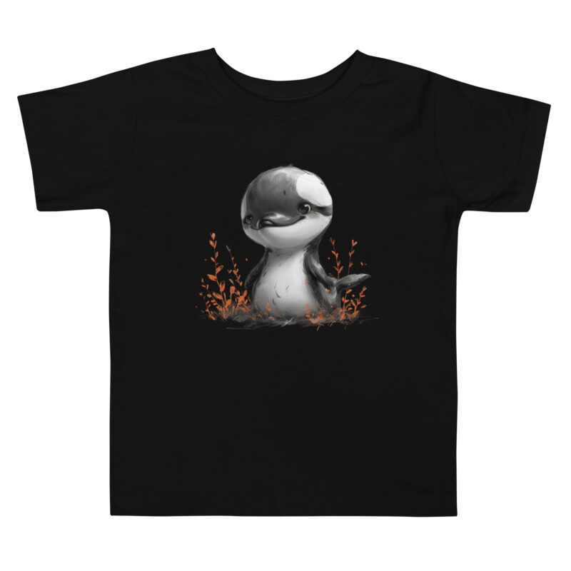 Dolphin T-Shirt - Ocean Whimsy Cheerful Design alternate view