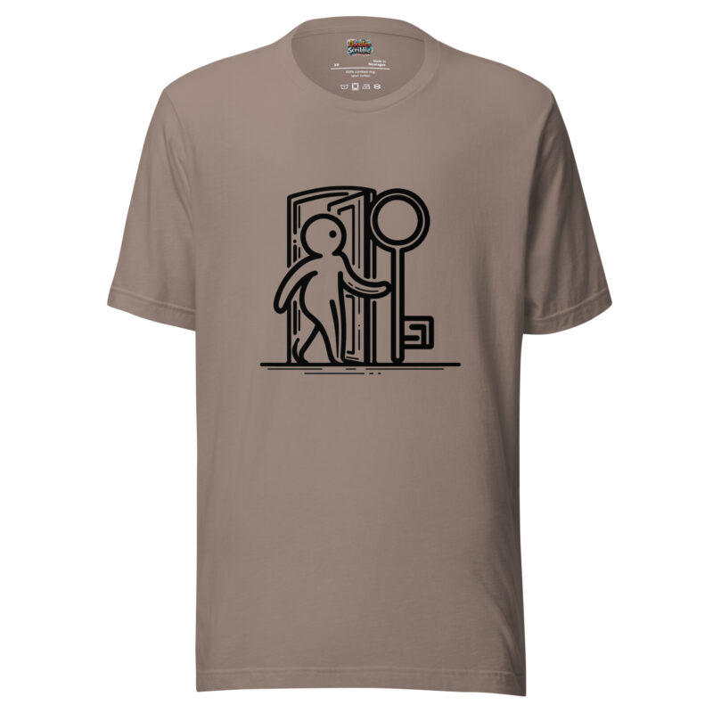 Abstract Journey T-Shirt - Pathfinder Doodle Design alternate view