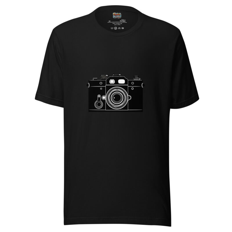 Retro Camera T-Shirt for Photographers alternate view