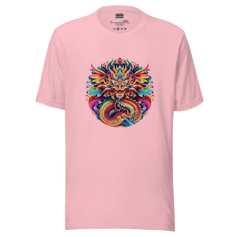 Psychedelic Dragon T-Shirt - Fiery Fantasies