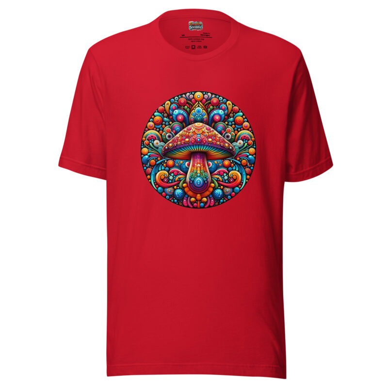 Psychedelic Mushroom T-Shirt - Fungal Fantasy