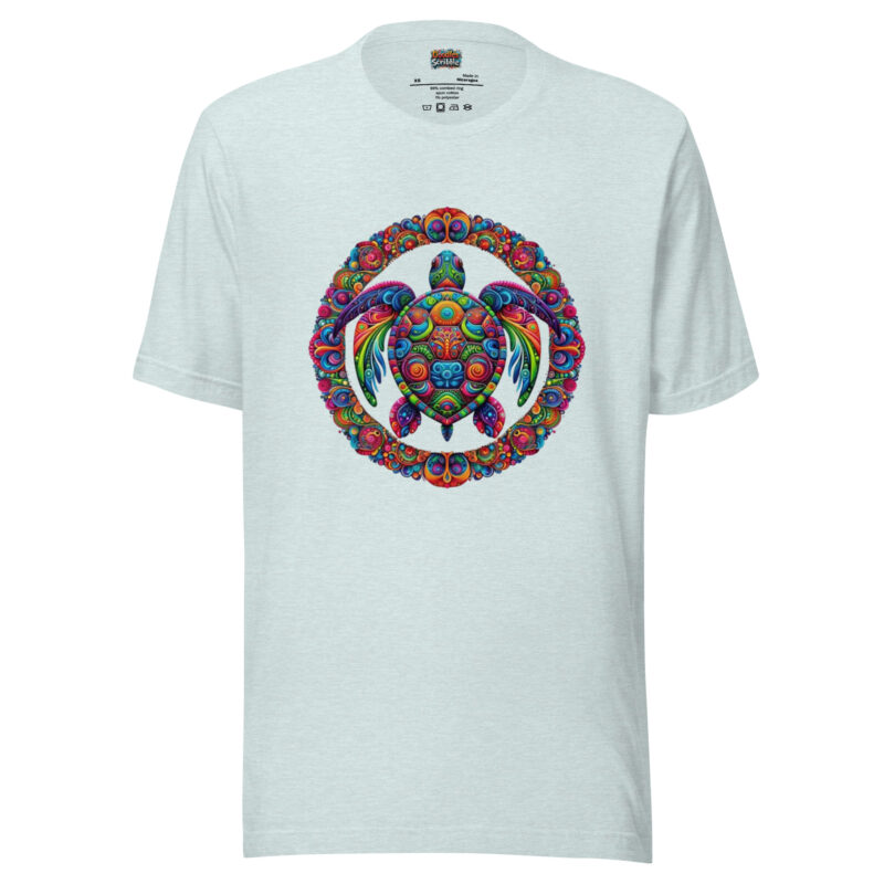 Psychedelic Turtle T-Shirt - Oceanic Orbits