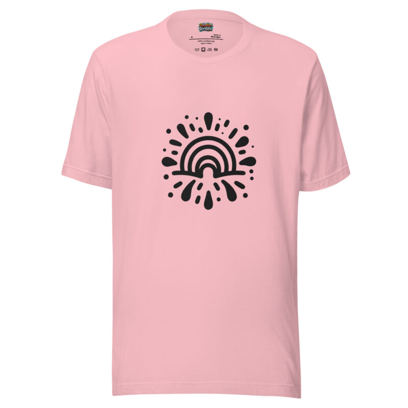 Radiant Arc T-Shirt - Doodle Delight alternate view
