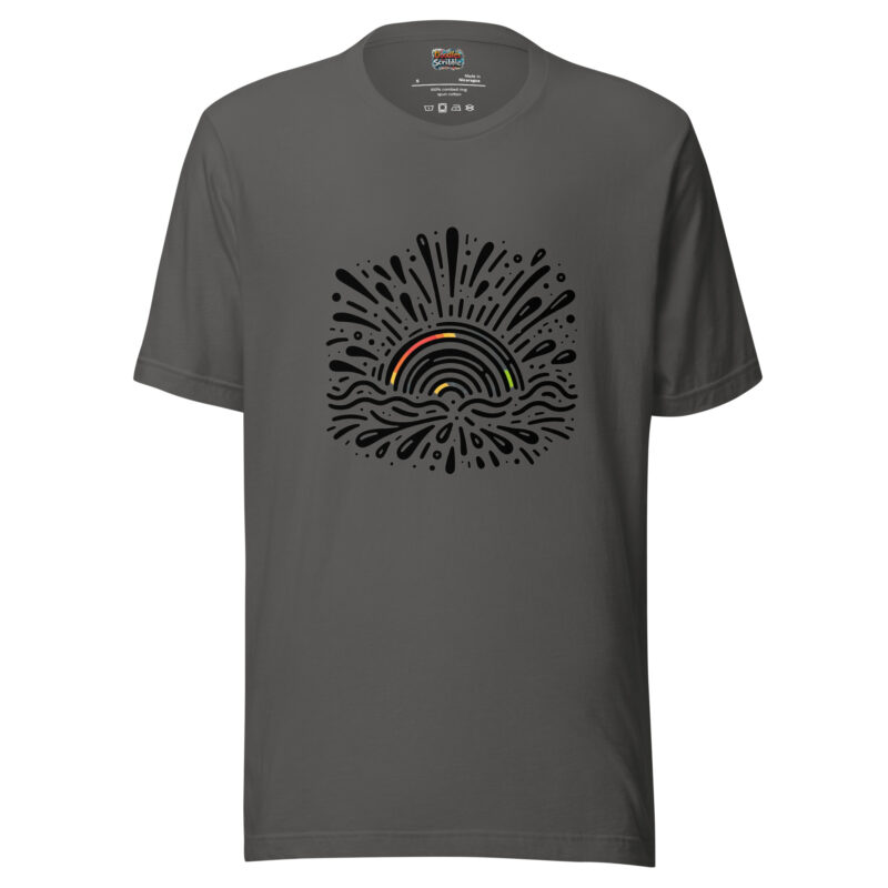 Radiant Spectrum T-Shirt - Splash of Colour