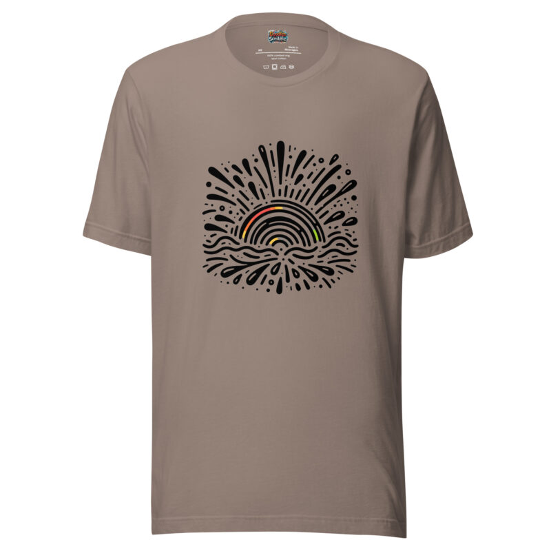 Radiant Spectrum T-Shirt - Splash of Colour alternate view