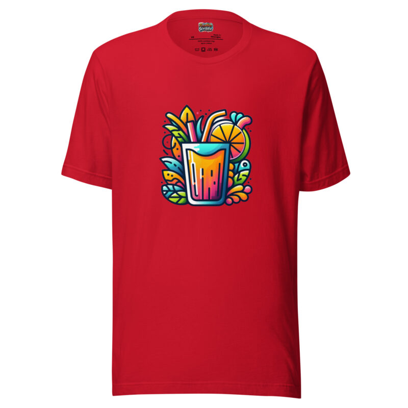 Citrus Drink T-Shirt with Refreshing Summer Splash alternate view