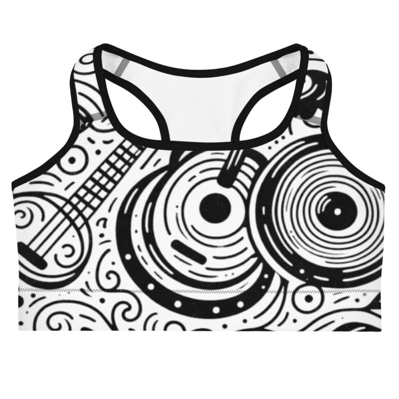 Rhythmic Expressions Sports Bra - Melodic Contours