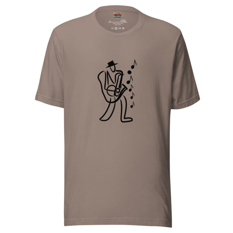 Blues Serenade T-Shirt - Rhythmic Music Artwork alternate view