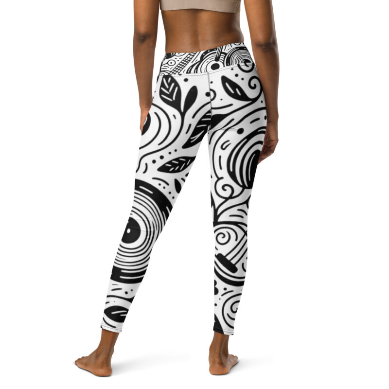 Rhythmic Expressions Yoga Leggings - Harmonious Stretch alternate view