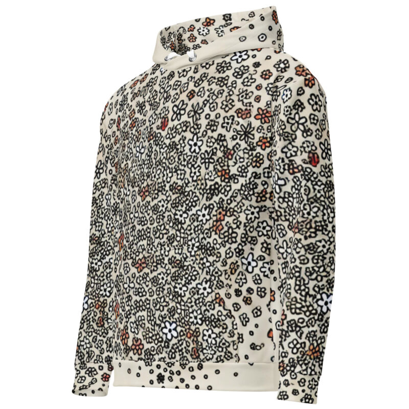 Romantic Heart Doodle Hoodie alternate view