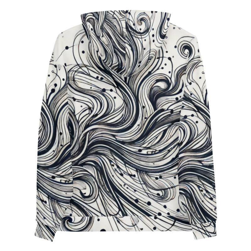 Scribble Diffusion Creative Abstract Doodle Hoodie