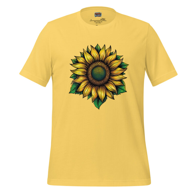 Scribble Golden Sunflower Majesty Tee