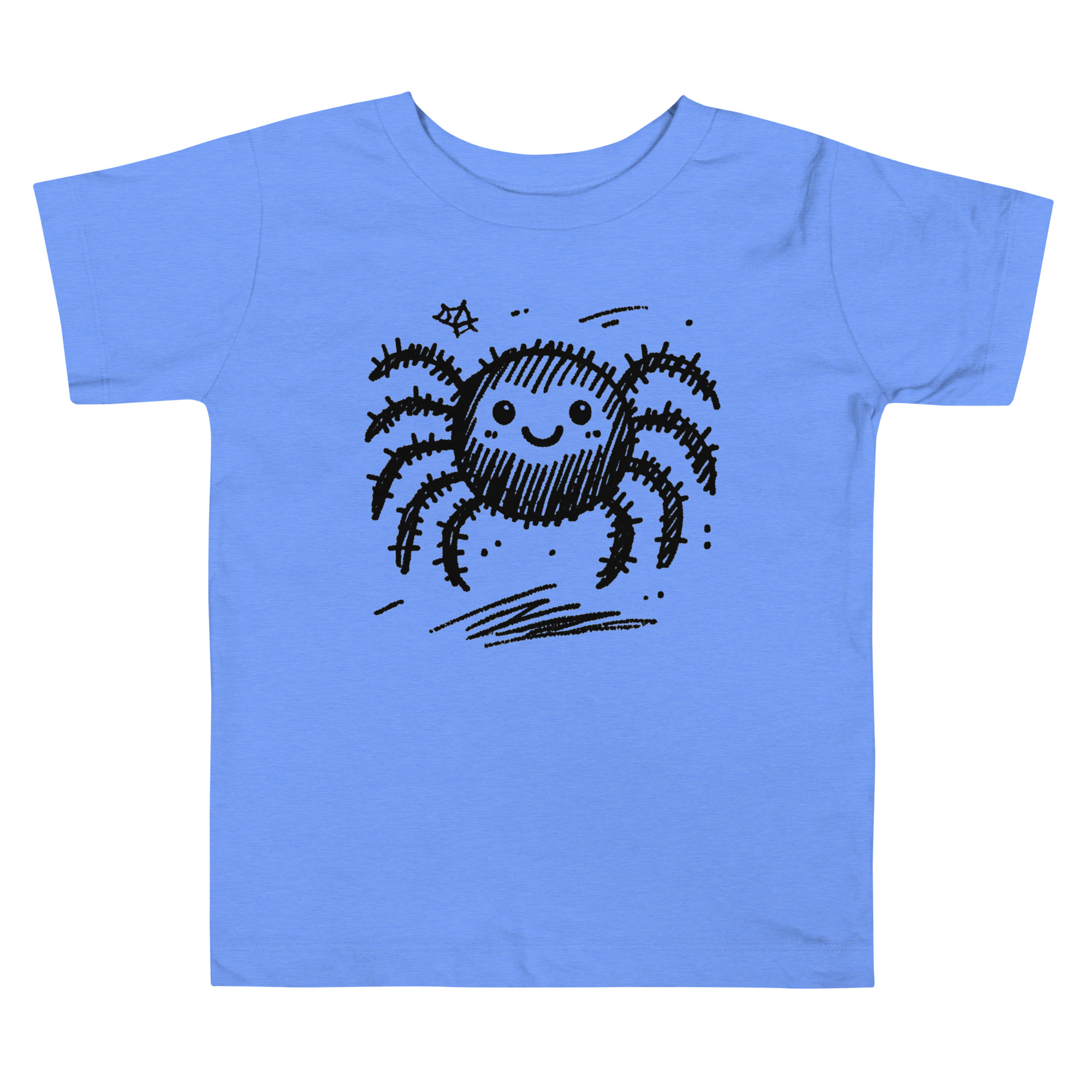 Scribbled Smiling Spider Design for Halloween T-Shirts product image