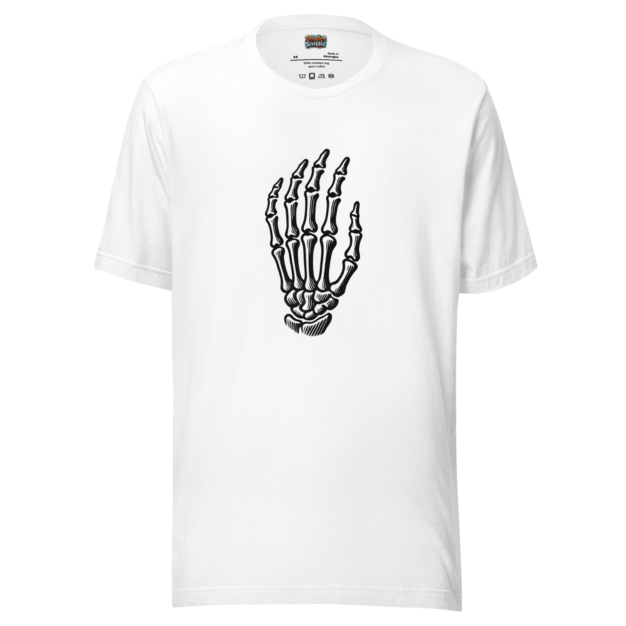 Skeleton Hand Doodle for Halloween T-Shirts product image