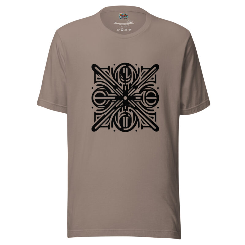 Snowflake Mandala T-Shirt - Winter Geometric Harmony alternate view