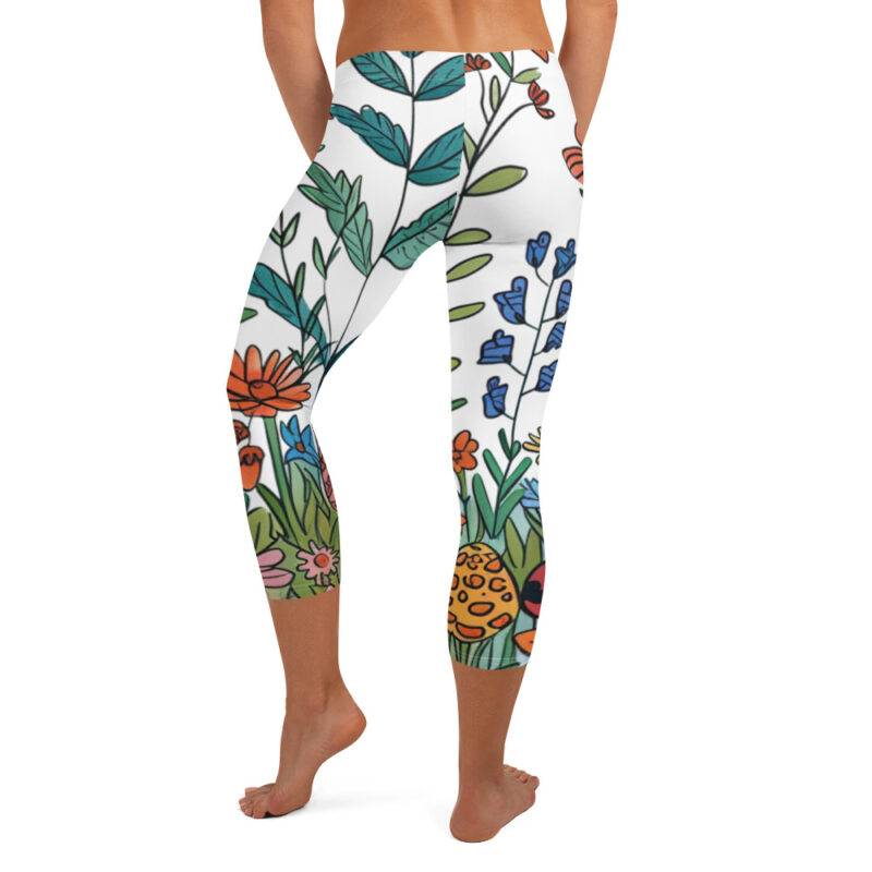 Spring Meadow Capri Leggings