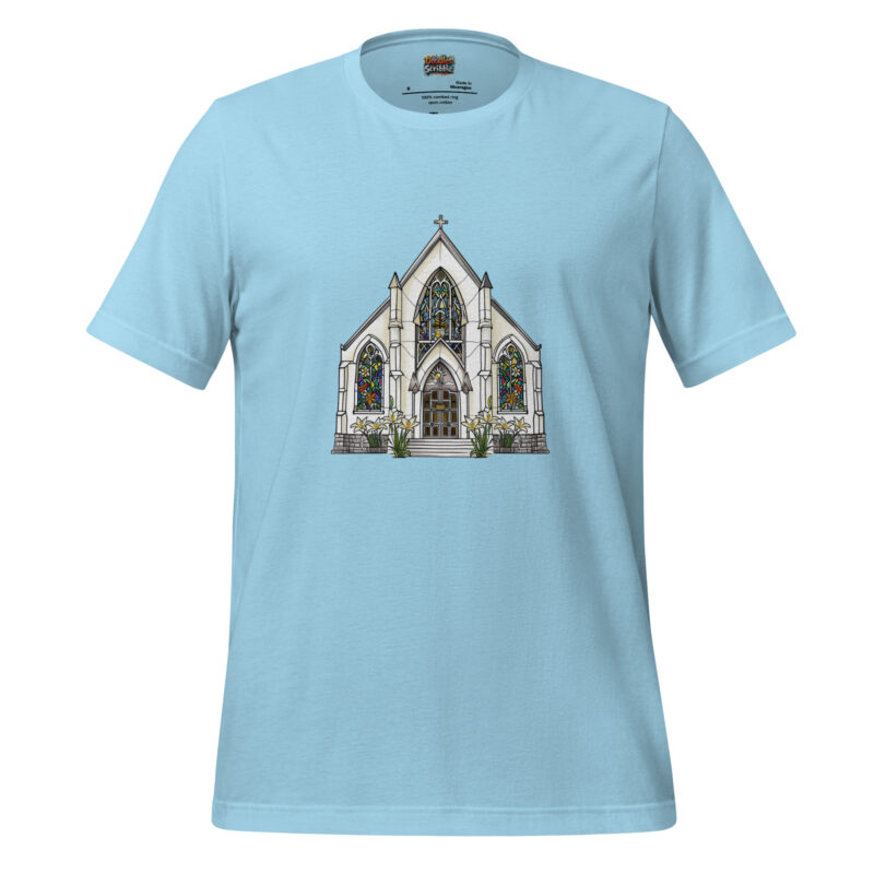 Stained Glass Majesty Tee - Architectural Elegance