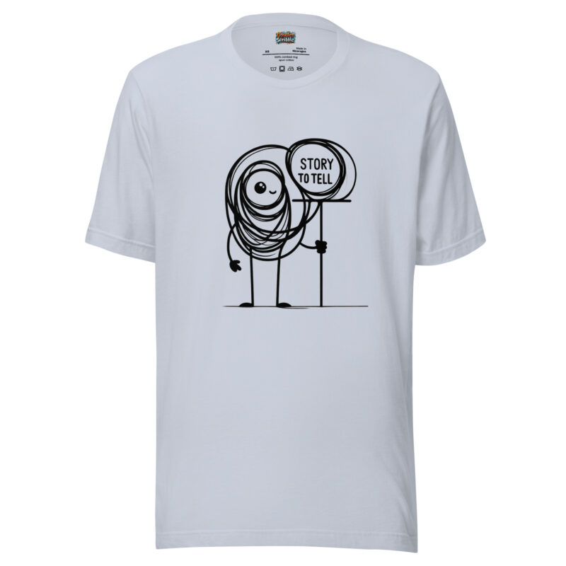 Storyteller's Emblem Collection T-Shirt - Enigmatic Doodle Speech
