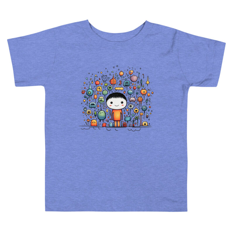 Technology Doodle T-Shirt - Playful Circuitry Scribble alternate view
