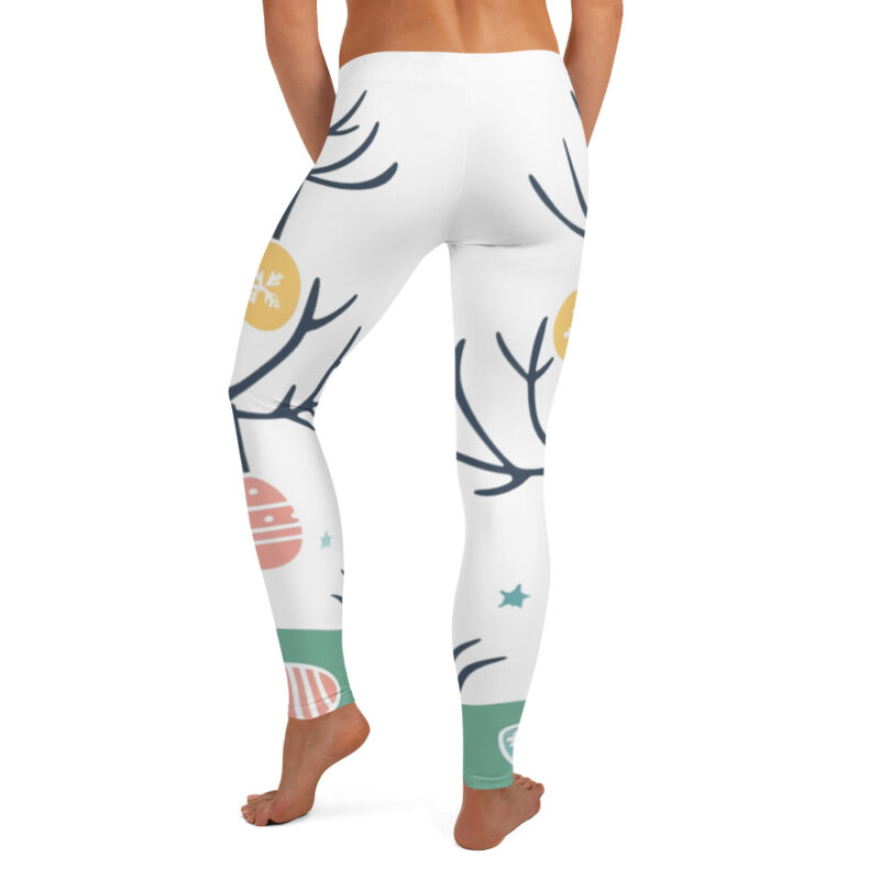 Twilight Egg Tree Leggings - Easter Evening Design alternate view