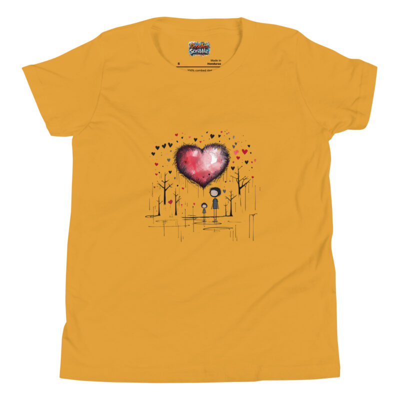 Twilight Heart T-Shirt - Dreamy Nightscape Love