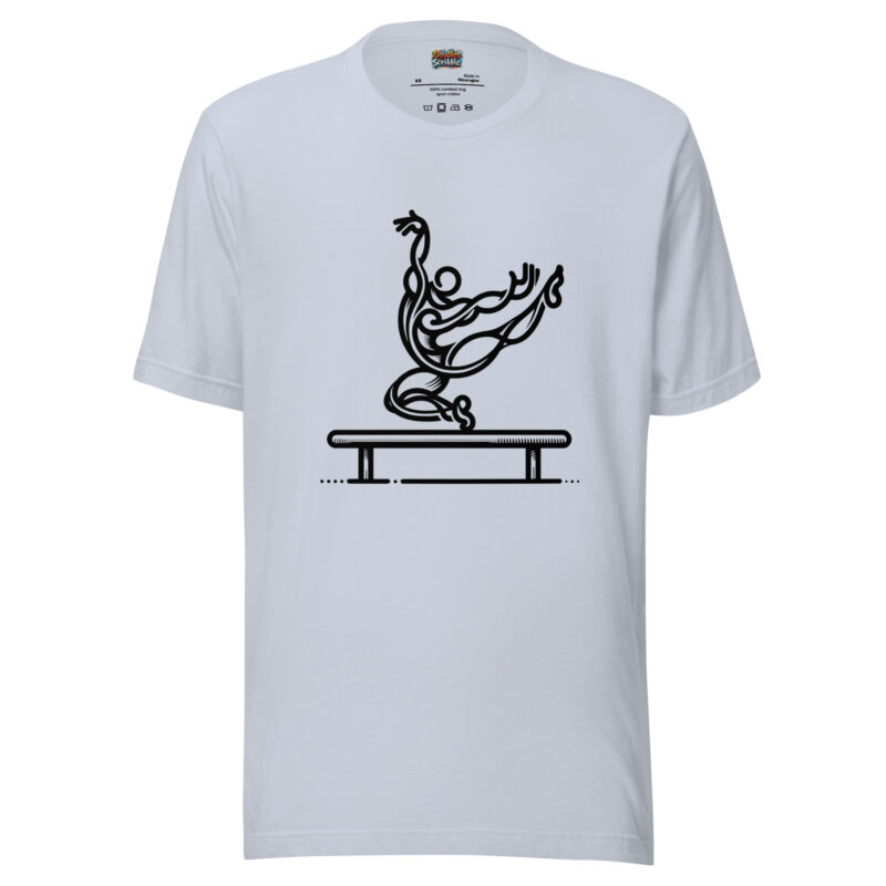 Urban Acrobatics T-Shirt - Gymnast Scribble Elegance