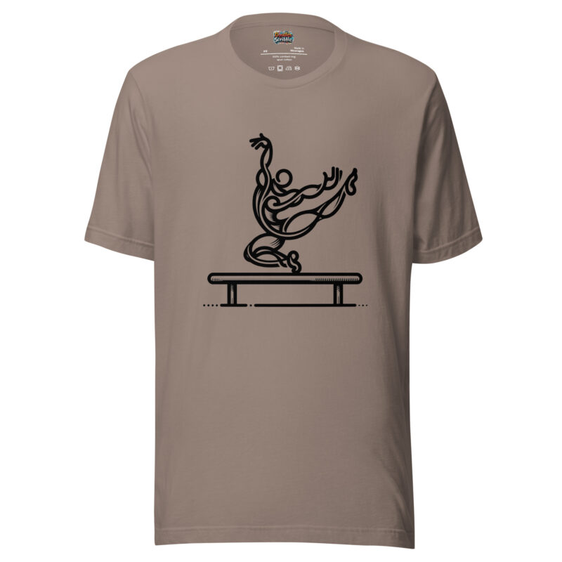 Gymnast Scribble T-Shirt - Urban Acrobatics Elegance alternate view