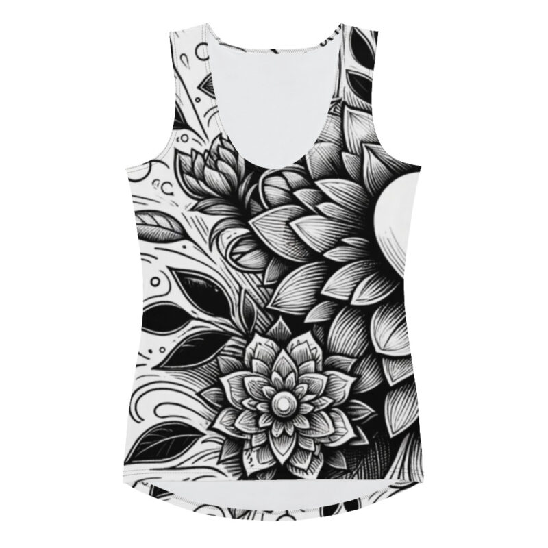 Valentine's Doodle Tank Top - Embrace Design alternate view