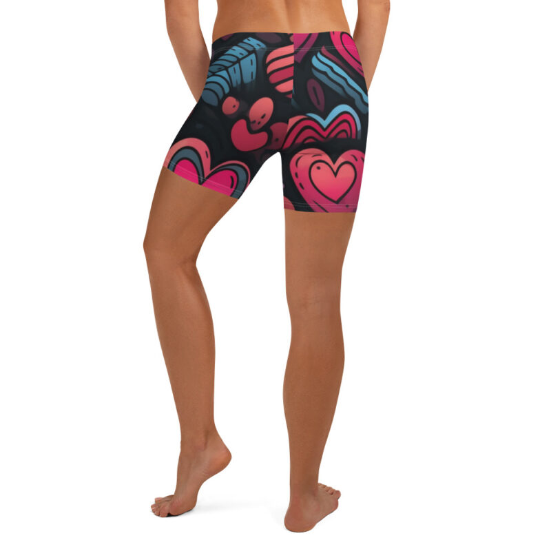 Valentine Doodle Shorts for Lighthearted Comfort alternate view