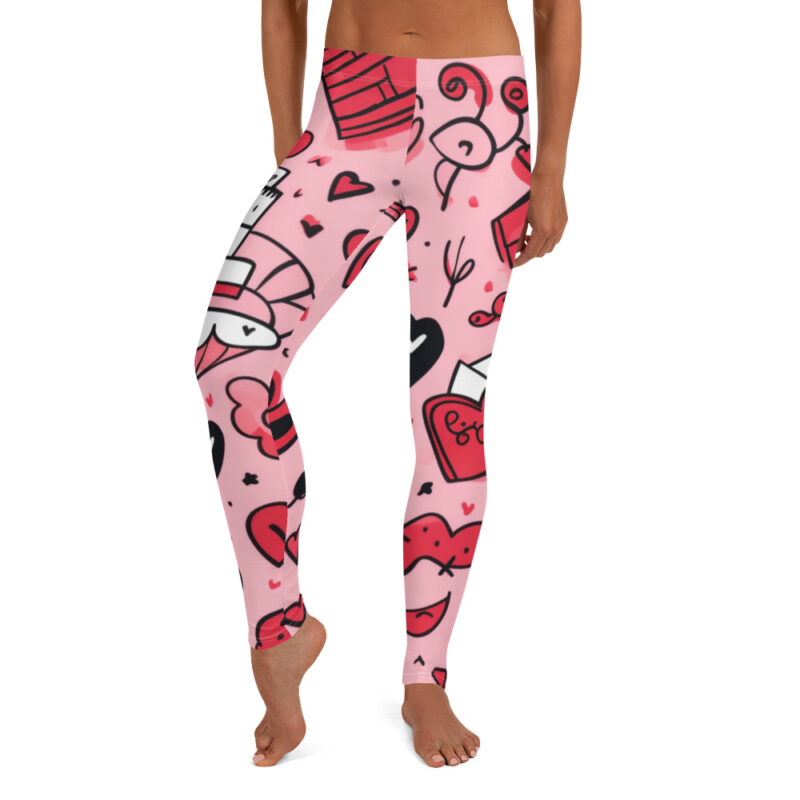 Valentine's Doodles Women's Leggings - Everyday Romance