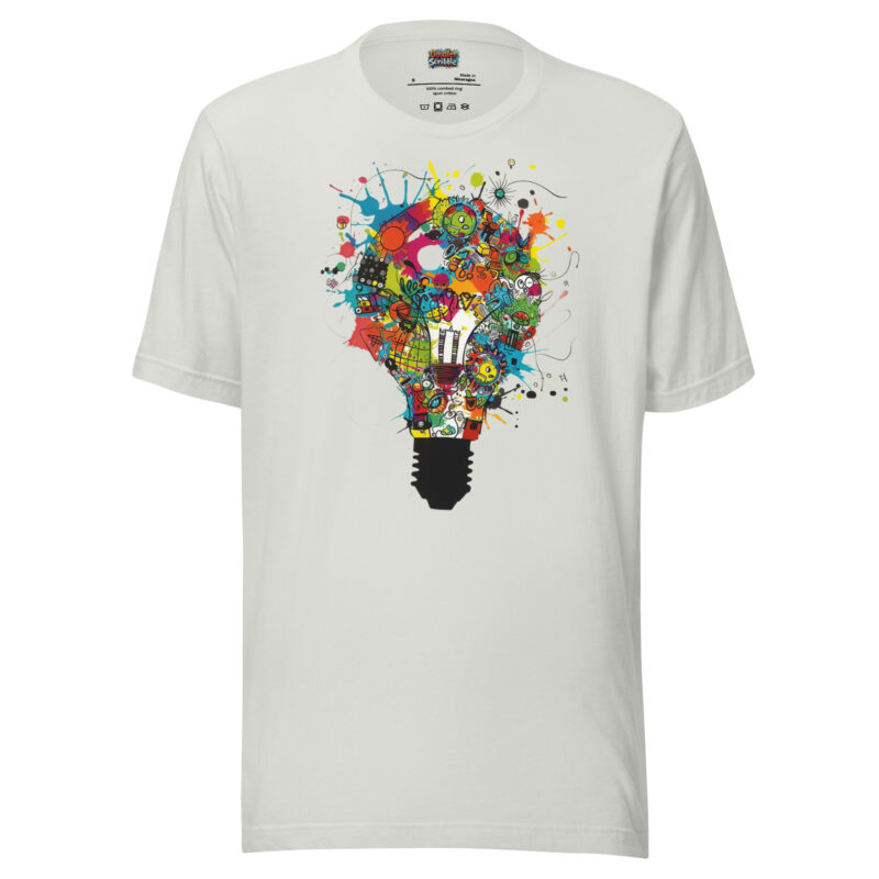 Vibrant Creativity Bulb Doodle – Ignite Ideas Tee