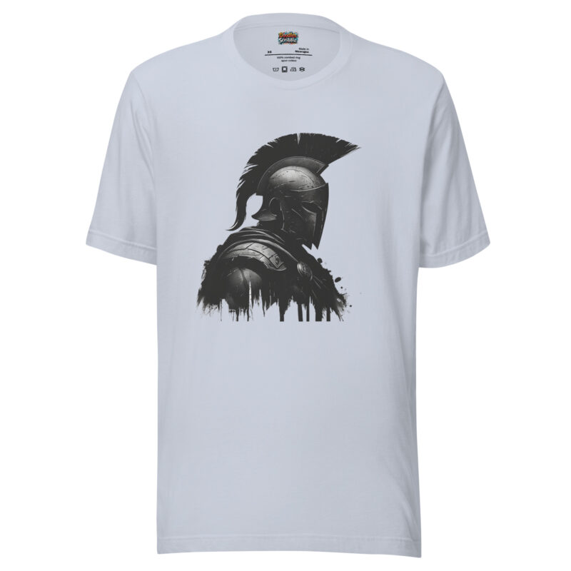 Warrior's Etch Full-Length T-Shirt - Stoic Spartan Resilience
