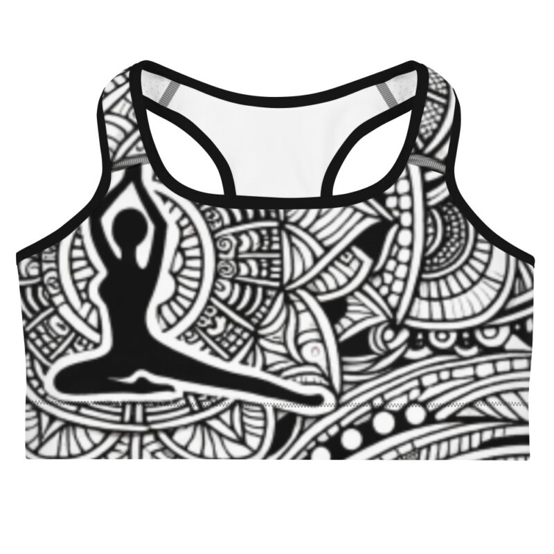 Yoga Balance Sports Bra - Lotus Serenity