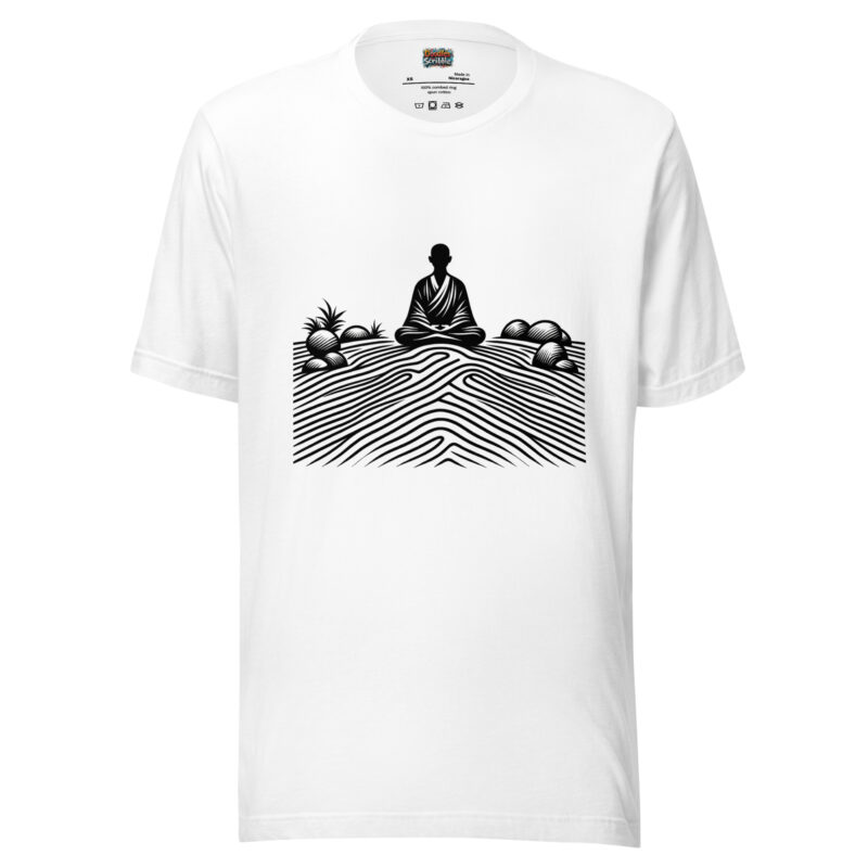 Zen Escape T-Shirt - Meditation Doodle