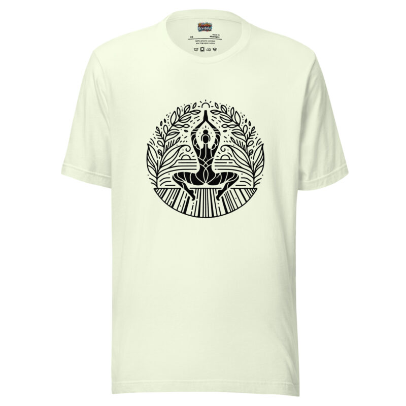 Zen Lotus Women's T-Shirt - Serene Scribble Harmony