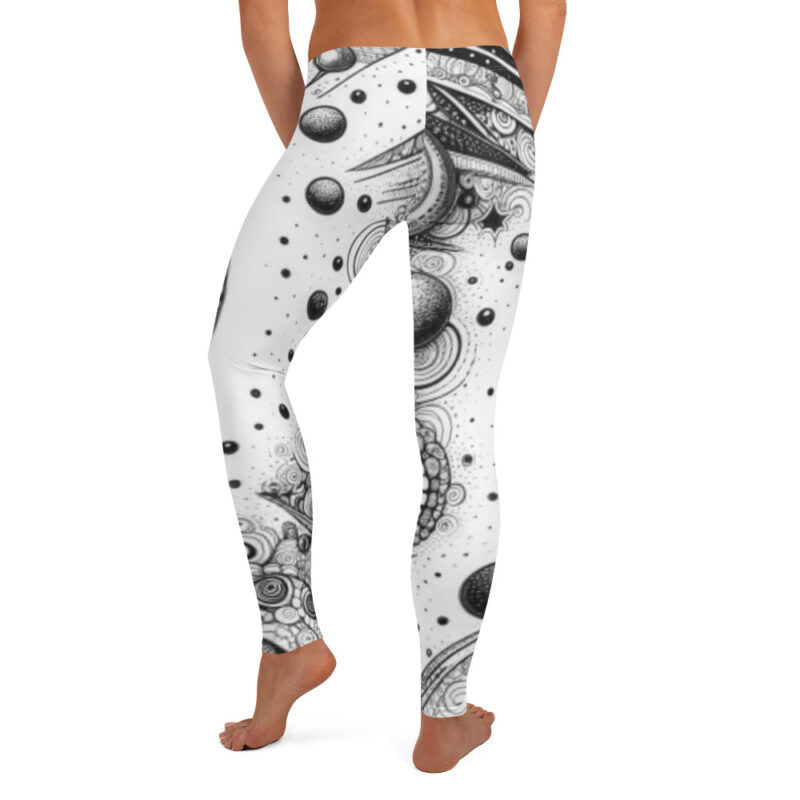 Orbital Zentangle Leggings - Orbital Elegance alternate view