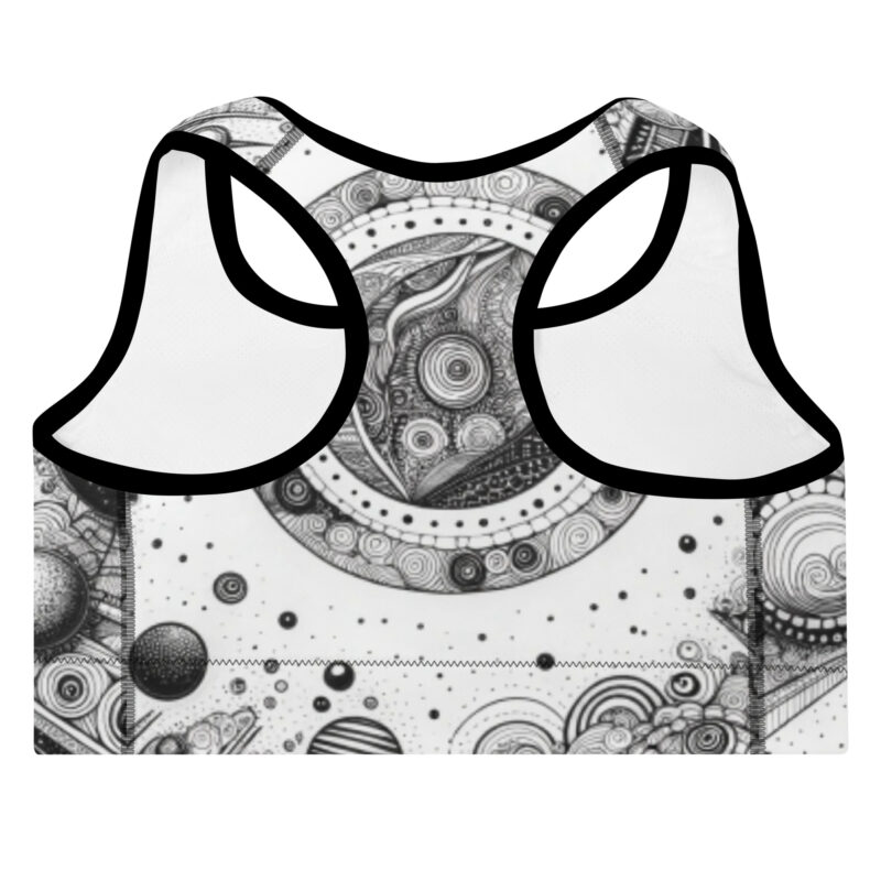 Stellar Zentangle Padded Sports Bra - Stellar Support alternate view