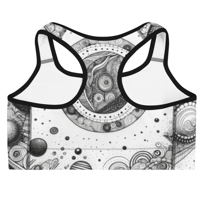 Astral Zentangle Sports Bra - Astral Agility alternate view