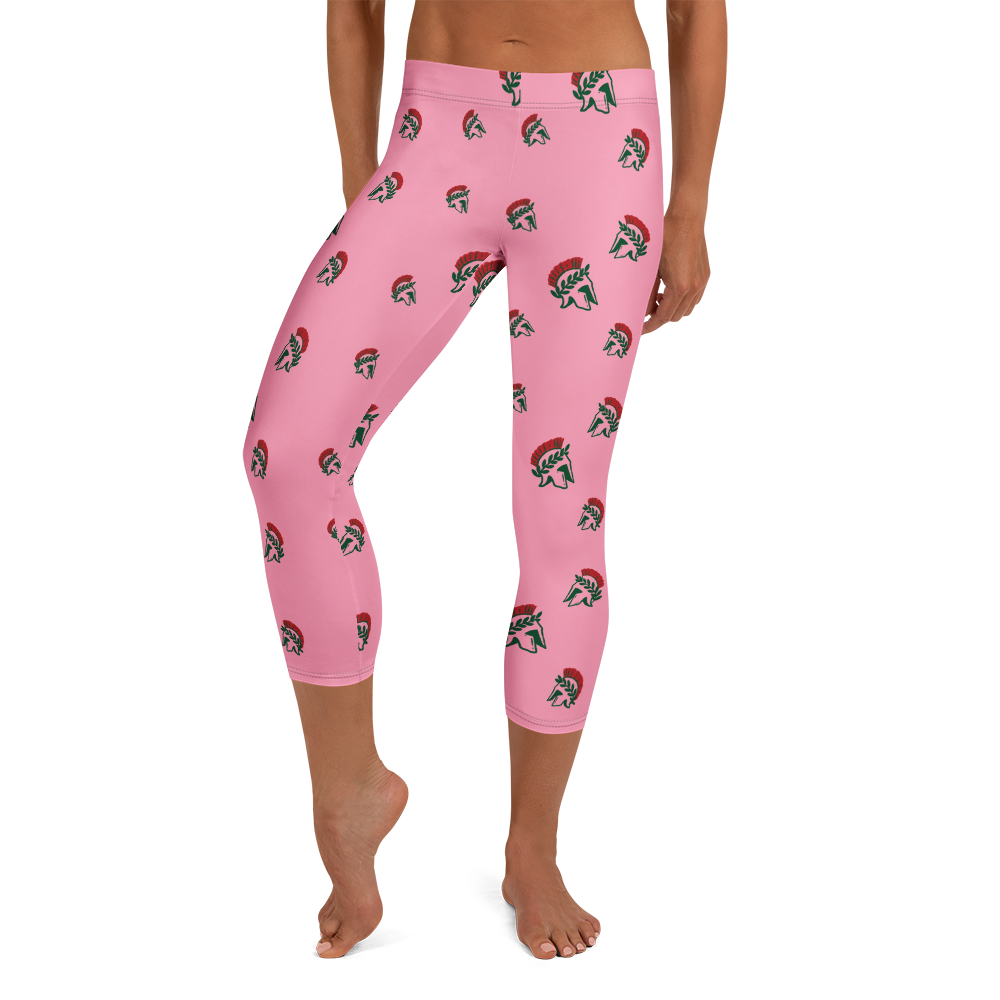 Laurel Helmet Playful Extra Legendary Warriors Capri Leggings Front