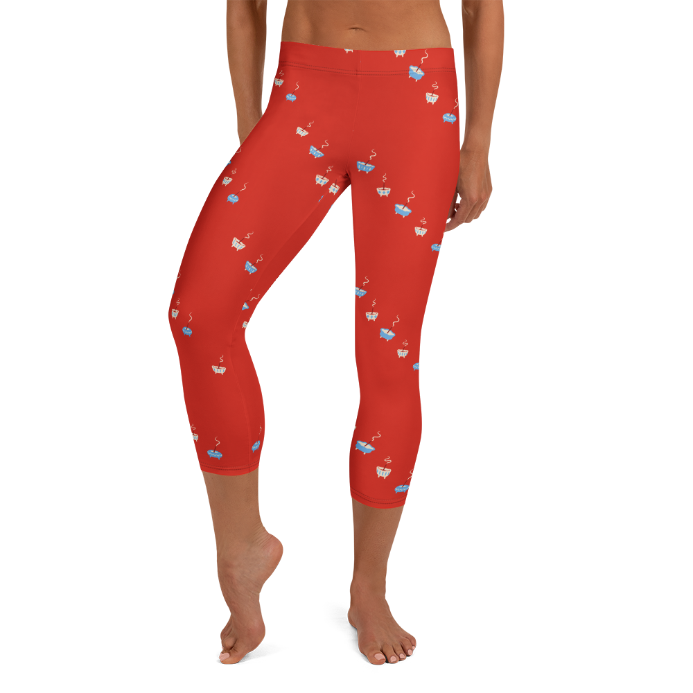Small Incense Dish Playful Extra Zen Capri Leggings