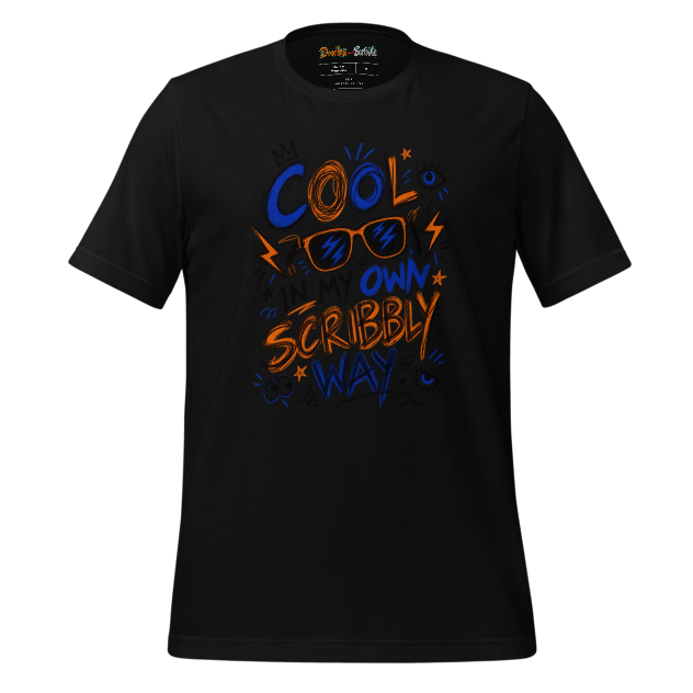Cool In My Own Scribbly Way T-Shirt alternate view