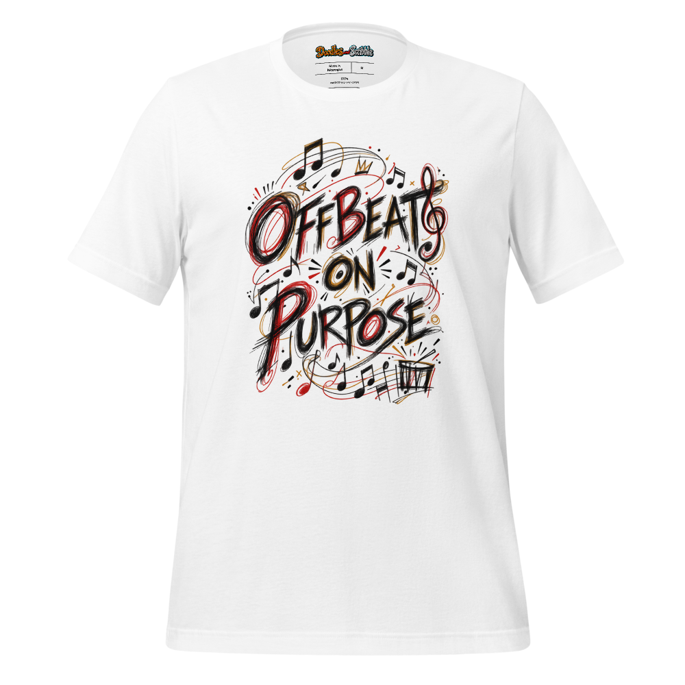 Offbeat On Purpose T-Shirt Front