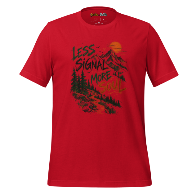 Less Signal More Soul T-Shirt alternate view