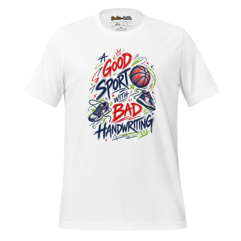 A Good Sport With Bad Handwriting T-Shirt