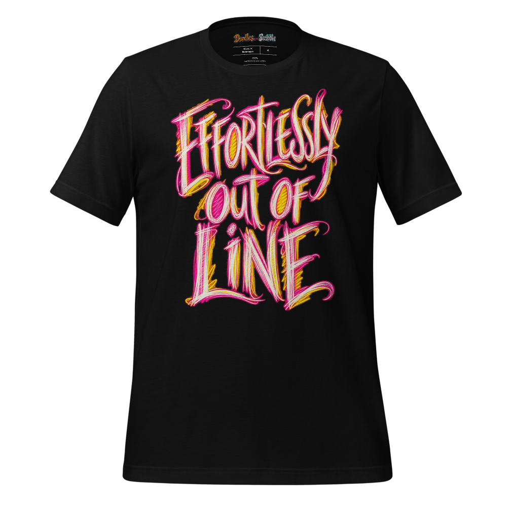 Effortlessly Out Of Line T-Shirt alternate view