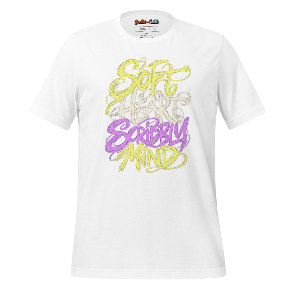 Soft Heart Scribbly Mind T-Shirt