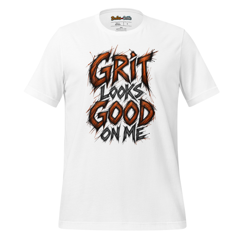 Grit Looks Good On Me T-Shirt Front