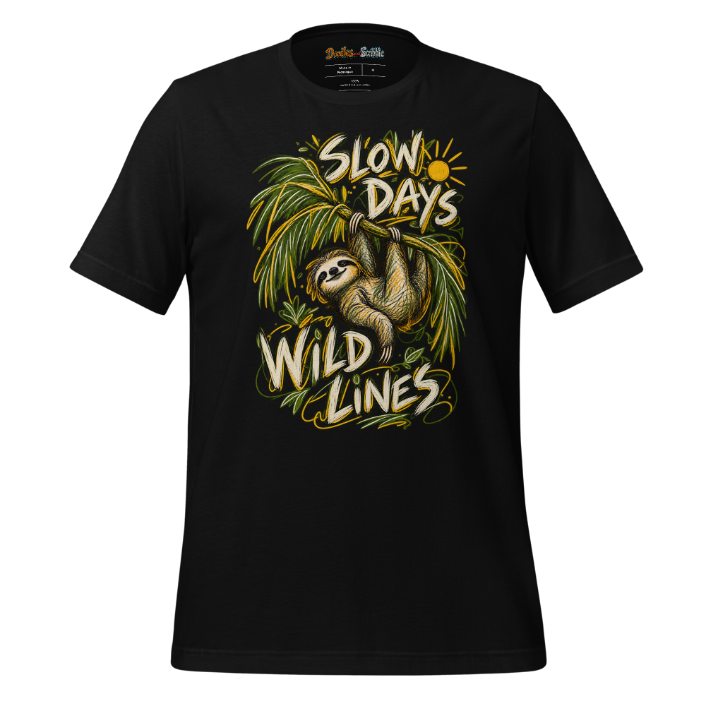 Slow Days Wild Lines T-Shirt alternate view