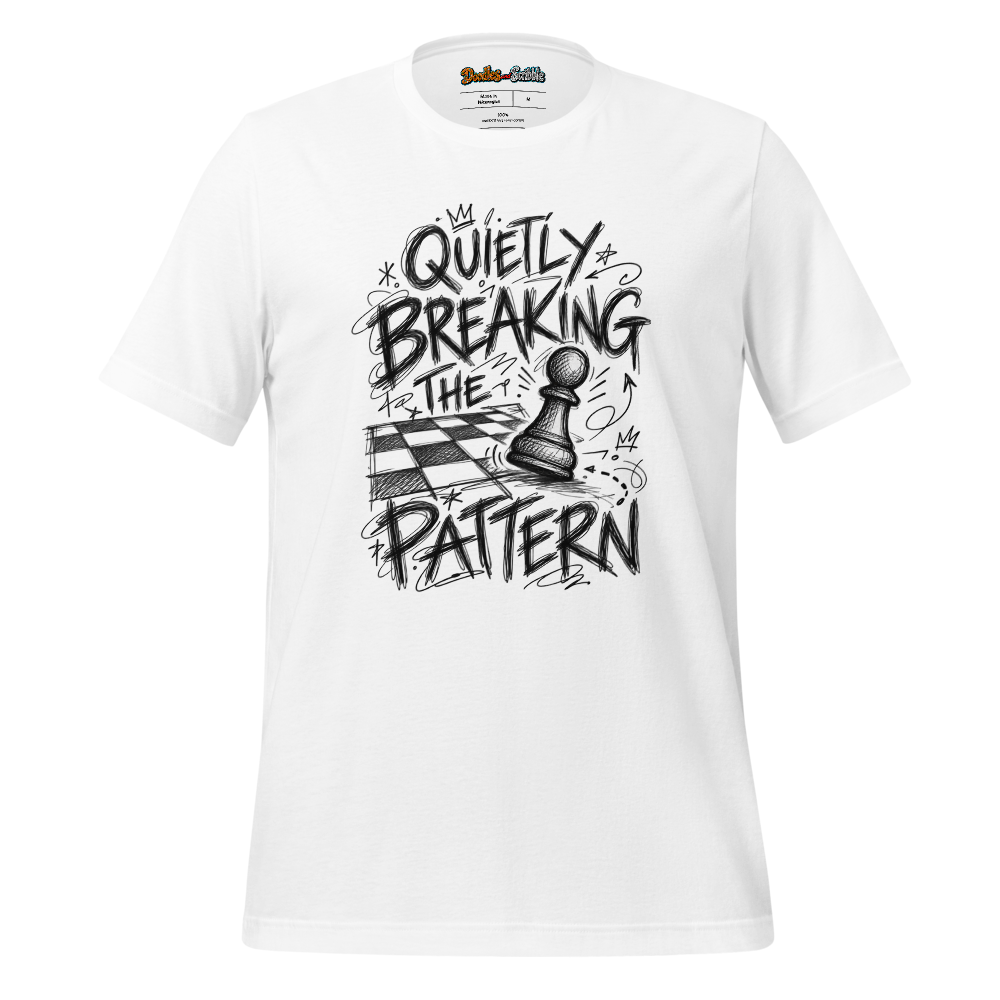 Quietly Breaking The Pattern T-Shirt Front